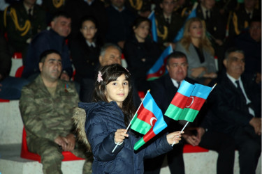 Xətai rayonunda Zəfər Gününə həsr olunmuş konsert proqramı təqdim edildi