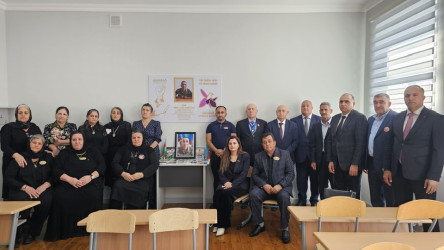 59 nömrəli tam orta məktəbdə Vətən Müharibəsi şəhidi Umudlu Elmir Pərviz oğlunun anım günü tədbiri keçirilib
