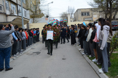 Birinci Qarabağ müharibəsində itkin düşmüş şəhid Hüseynov Mübariz Sabəddin oğlu dəfn edilib