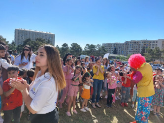 Xətai rayonunda 1 İyun – Uşaqların Beynəlxalq Müdafiəsi Günü ilə əlaqədar "Gələcək sağlam olsun" adlı bayram tədbiri keçirilib