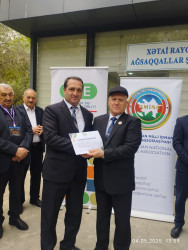 “Konstitusiya və Suverenlik İli” çərçivəsində Xətai rayonunda ağsaqqallar arasında nərd turniri təşkil olunub