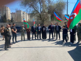 Xətai rayonunda Aprel şəhidi Niftalılı Rəşad Şakir oğlunun adını daşıyan küçənin açılışı olub