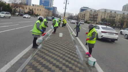 30.03.2026-cı ildə Xətai rayonunda təmizliklə bağlı iməclik keçirilib