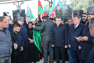 Birinci Qarabağ müharibəsində itkin düşmüş şəhid Hüseynov Mübariz Sabəddin oğlu dəfn edilib