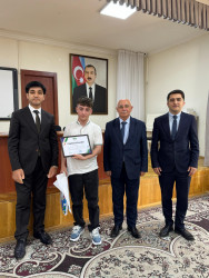 Xətai rayonunda “Heydər Əliyev və Azərbaycan tarixi” mövzusunda inşa müsabiqəsinin qalibləri müəyyənləşib
