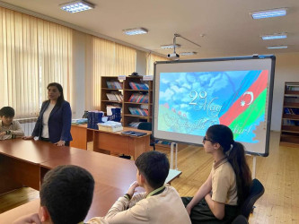 Xətai rayonu təhsil müəssisələrində "28 may- Müstəqillik Günü" münasibətilə silsilə tədbirlər keçirilib