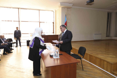 Rayon İcra Hakimiyyətinin başçısı 55 saylı tam orta məktəbdə vətəndaşlarla görüşdü