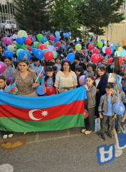 Xətai rayon ümumtəhsil məktəblərində 28 May – Müstəqillik Günü münasibətilə silsilə tədbirlər keçirilib