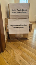 Xətai rayonunda istifadə olunmuş kağızların toplanaraq təkrar emala göndərilməsi təşəbbüsü uğurla icra olunur
