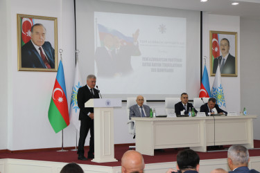 YAP Xətai rayon təşkilatının 13-cü hesabat konfransı keçirilib