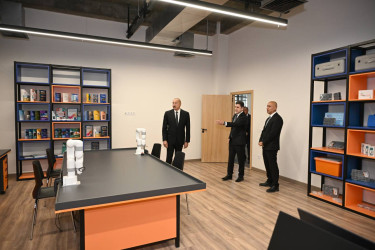 Azərbaycan Respublikasının Prezidenti İlham Əliyev “SABAH.city” innovasiya şəhərciyinin birinci mərhələsinin açılışında iştirak edib