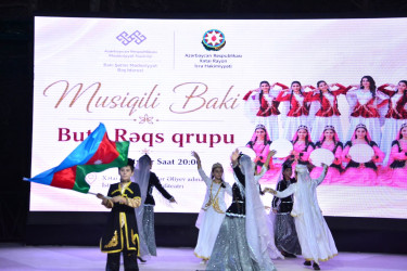 Xətai rayonunda "Buta" rəqs qrupunun konserti keçirilib