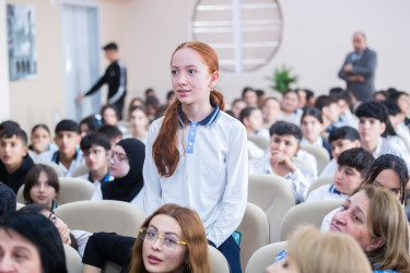 59 nömrəli məktəbdə “Ailə ənənələrinin möhkəmləndirilməsi” mövzusunda maarifləndirici tədbir təşkil olunub