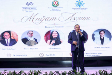 Xətai rayonunda "26 avqust-Beynəlxalq Azərbaycan Muğamı və Musiqisi Günü" münasibətilə muğam axşamı təşkil olunub+VİDEO