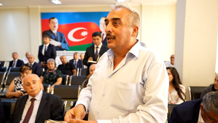 55 nömrəli məktəbdə RİH başçısının səyyar qəbulu keçirildi
