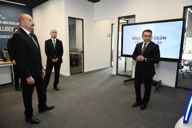 Azərbaycan Respublikasının Prezidenti İlham Əliyev “SABAH.city” innovasiya şəhərciyinin birinci mərhələsinin açılışında iştirak edib