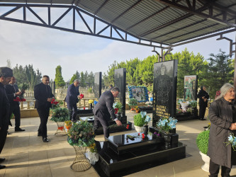 Vətən Müharibəsi şəhidi Yaqubov Fəxrəddin Yaqub oğlunun anım günündə məzarı ziyarət olunub
