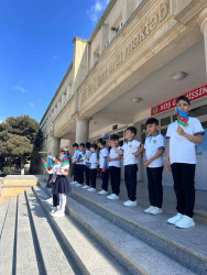 Xətai rayon ümumtəhsil məktəblərində 28 May – Müstəqillik Günü münasibətilə silsilə tədbirlər keçirilib