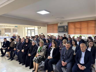 Xətai rayonunda Milli Qəhrəman Elşad Yəhyayevin anadan olmasının 60 illik yubileyi 56 nömrəli məktəbdə qeyd olunub