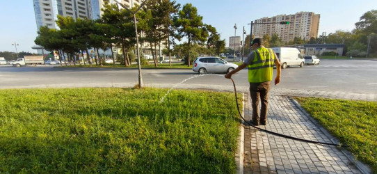 05.09.2026-cı il tarixində Xətai rayonunda təmizlik və abadlıq iməciliyi keçirilib