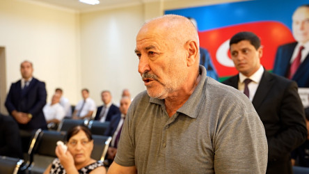 55 nömrəli məktəbdə RİH başçısının səyyar qəbulu keçirildi