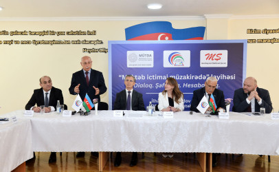 Xətai rayonunda “Məktəb ictimai müzakirədə” layihəsi çərçivəsində növbəti görüş keçirilib