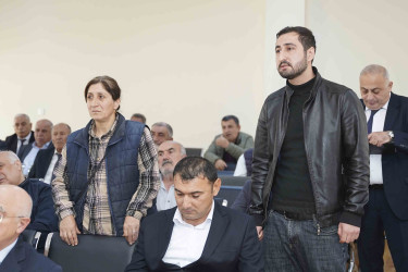 Rayon İcra Hakimiyyətinin başçısı 95 saylı tam orta məktəbdə vətəndaşlarla görüşüb