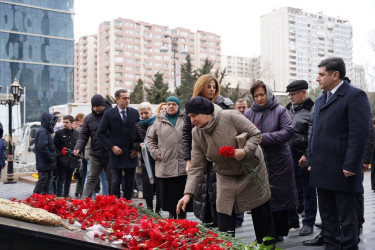 Xocalı soyqırımının 34-cü  ildönümü ilə bağlı  Xətai rayon İcra Hakimiyyətində Xocalıdan olan  şəhid ailələri ilə görüş keçirilib