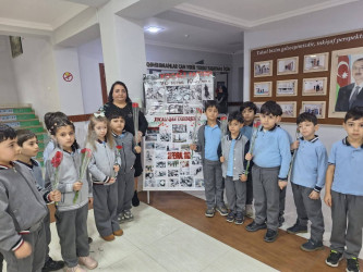 Xətai rayonunda Xocalı soyqırımının 34-cü ildönümü münasibətilə silsilə tədbirlər keçirilib