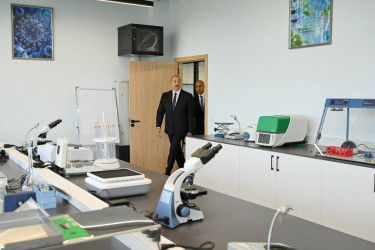 Azərbaycan Respublikasının Prezidenti İlham Əliyev “SABAH.city” innovasiya şəhərciyinin birinci mərhələsinin açılışında iştirak edib