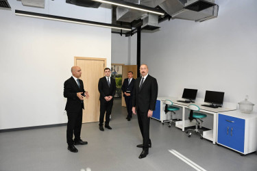 Azərbaycan Respublikasının Prezidenti İlham Əliyev “SABAH.city” innovasiya şəhərciyinin birinci mərhələsinin açılışında iştirak edib