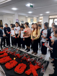 Xətai rayonunda Xocalı soyqırımının 34-cü ildönümü münasibətilə silsilə tədbirlər keçirilib