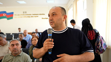 265 nömrəli məktəbdə RİH başçısının səyyar qəbulu keçirildi