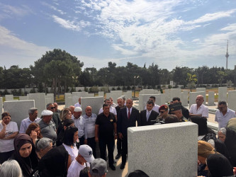 12.08.2026-ci il tarixdə Vətən Müharibəsi şəhidi Pənahov Əkbər Bəylər oğlunun məzarı ziyarət edilib.
