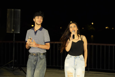 Xətai rayonunda Nizami parkında sakinlər üçün konsert proqramı təşkil olunub