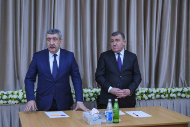 Rayon İcra Hakimiyyətinin başçısı 116 saylı tam orta məktəbdə vətəndaşlarla görüşüb