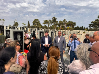 10.08.2026-ci il tarixdə Vətən Müharibəsi şəhidi Əliyev Samir Əliheydər oğlunun məzarı ziyarət edilib.
