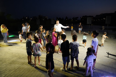 Xətai rayonunda Nizami parkında sakinlər üçün növbəti konsert proqramı təşkil olunub