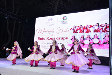 Xətai rayonunda "Buta" rəqs qrupunun konserti keçirilib