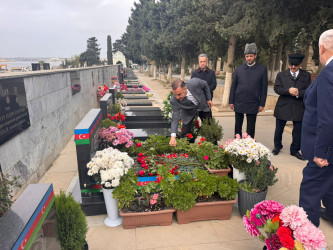 Vətən Müharibəsi şəhidi Salayev Elşən Fuad oğlunun məzarı ziyarət olunub