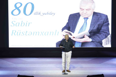 Xətai rayonunda Xalq şairi Sabir Rüstəmxanlının 80 illik yubileyinə həsr olunmuş təntənəli tədbir keçirilib+VİDEO