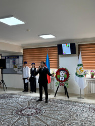 Xətai rayonunda Milli Qəhrəman Elşad Yəhyayevin anadan olmasının 60 illik yubileyi 56 nömrəli məktəbdə qeyd olunub