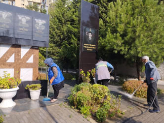 15 avqust 2026-cı il tarixində Xətai rayonunda təmizlik və abadlıq iməciliyi keçirilib
