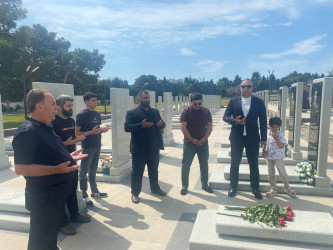 Vətən Müharibəsi şəhidi Babayev Vüqar İlham oğlunun  doğum günündə məzarı ziyarət edilib
