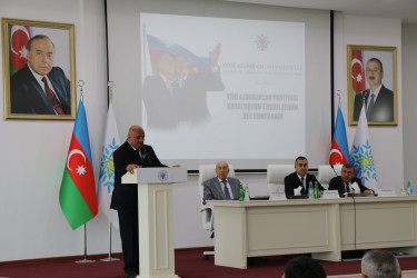 YAP Xətai rayon təşkilatının 13-cü hesabat konfransı keçirilib