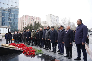 Xocalı soyqırımının 34-cü  ildönümü ilə bağlı  Xətai rayon İcra Hakimiyyətində Xocalıdan olan  şəhid ailələri ilə görüş keçirilib
