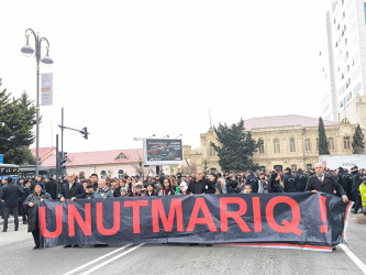 Xətai rayonunda Xocalı soyqırımının 34-cü ildönümü münasibətilə silsilə tədbirlər keçirilib