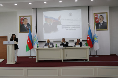 YAP Xətai rayon təşkilatının 13-cü hesabat konfransı keçirilib