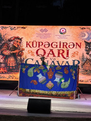 Xətai rayonunda balacalar üçün “Küpəgirən qarı və Canavar” kukla tamaşası nümayiş olunub