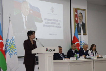 Xətai rayonunda “Heydər Əliyev irsi və qalib Azərbaycanın dövlətçilik məfkurəsi” mövzusunda tədbir keçirilib.